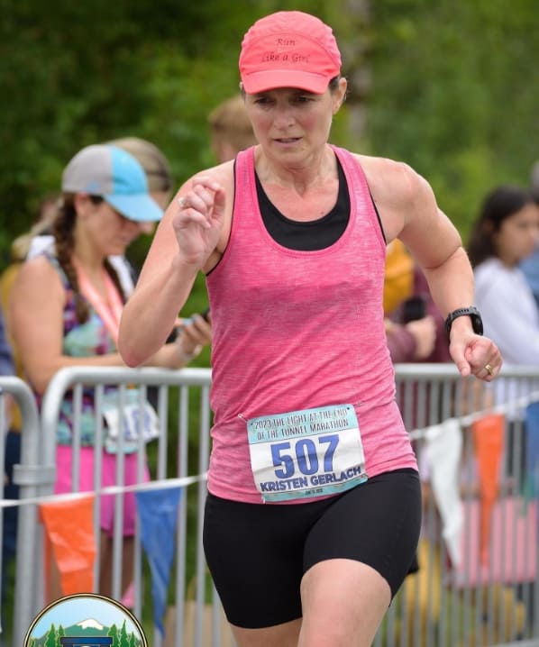 Kristen Gerlach Physical Therapist 3D Gait in Twin Cities Minnesota is running a marathon